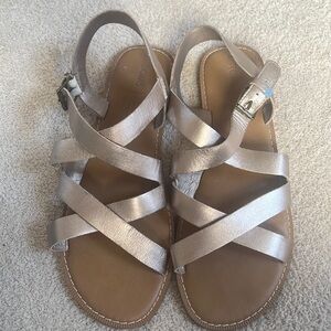 Gold Toms Sandals